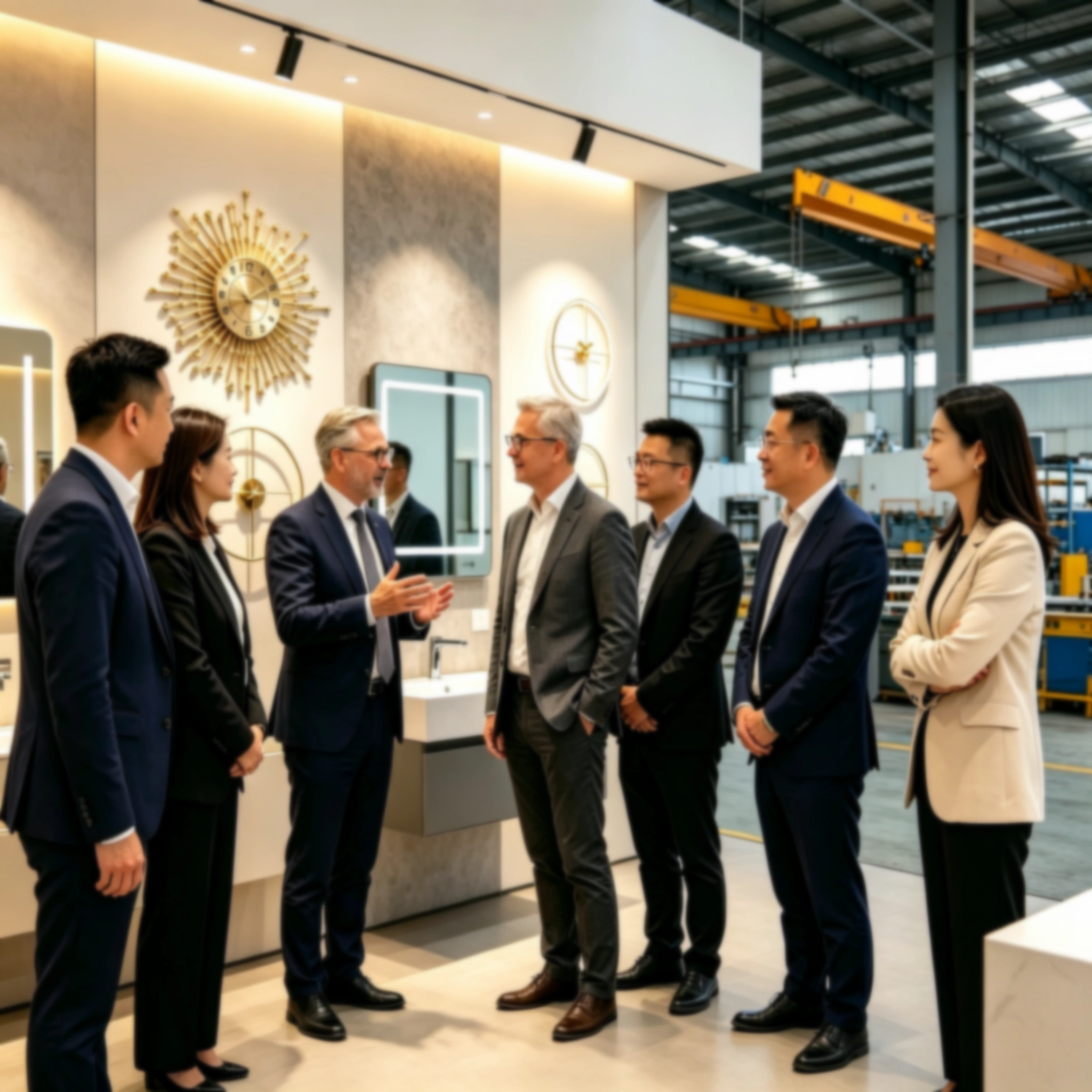 High-end art wall design and customization cooperation model
