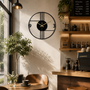 Modern Geometric Line Wall Clock