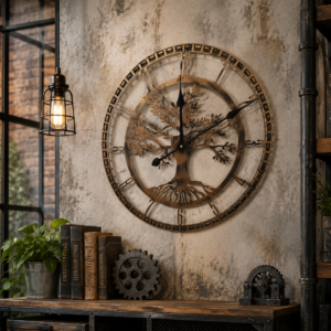 Antique Root Tree Farmhouse Decor Clock