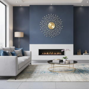 Modern Decorative Sunburst Quartz Wall Clock
