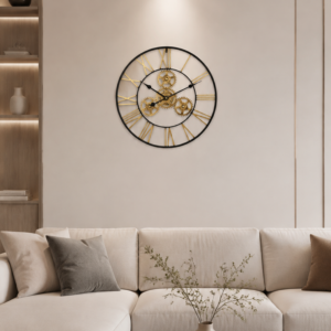 Steampunk Gear Decor Wall Clock